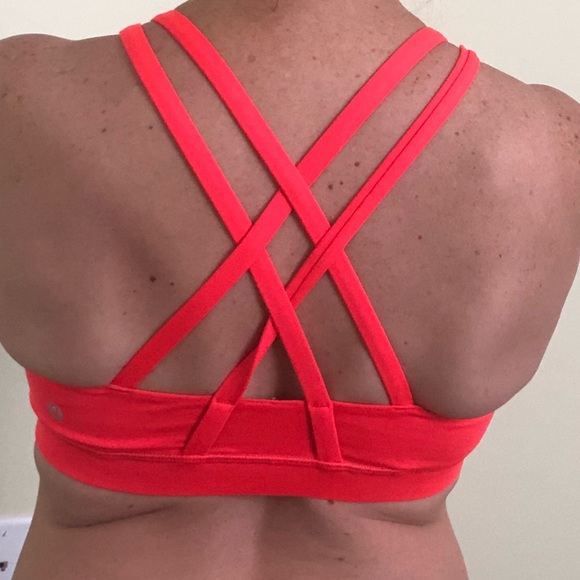 lululemon athletica Other - Lululemon Energy Bra - EUC - size 10 - Flar Orange